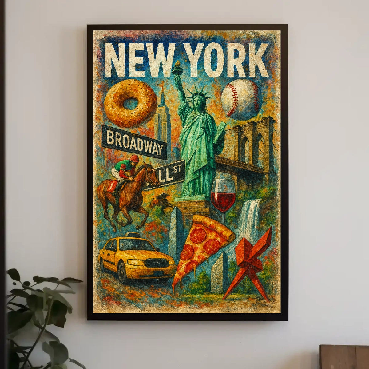 New York Icons Poster