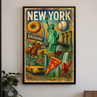 New York Icons Poster