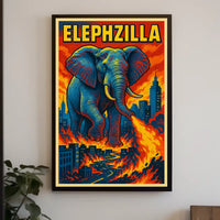 Elephzilla Rampage Poster
