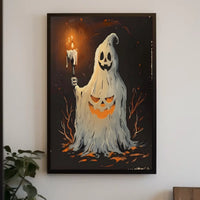 The Haunted Pumpkin Spirit Poster