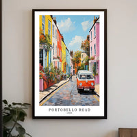 Portobello Road London Poster