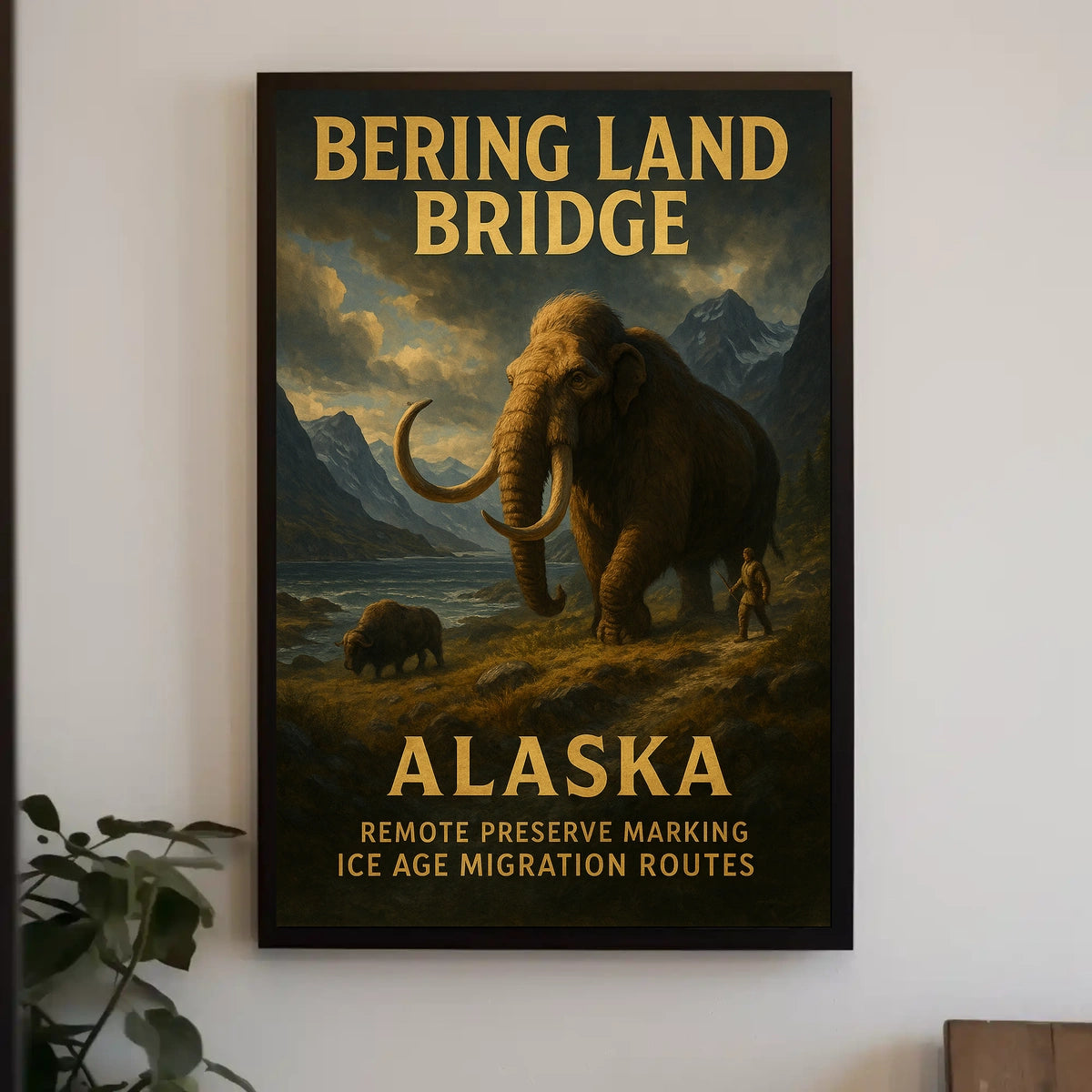 Bering Land Bridge Poster