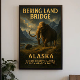 Bering Land Bridge Poster