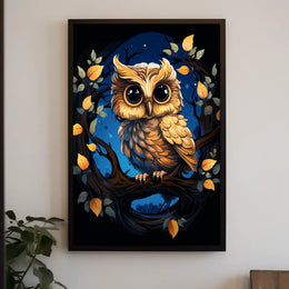 Enchanted Night Owl Art Print