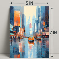 Cityscape Reflections Poster PosterGoat