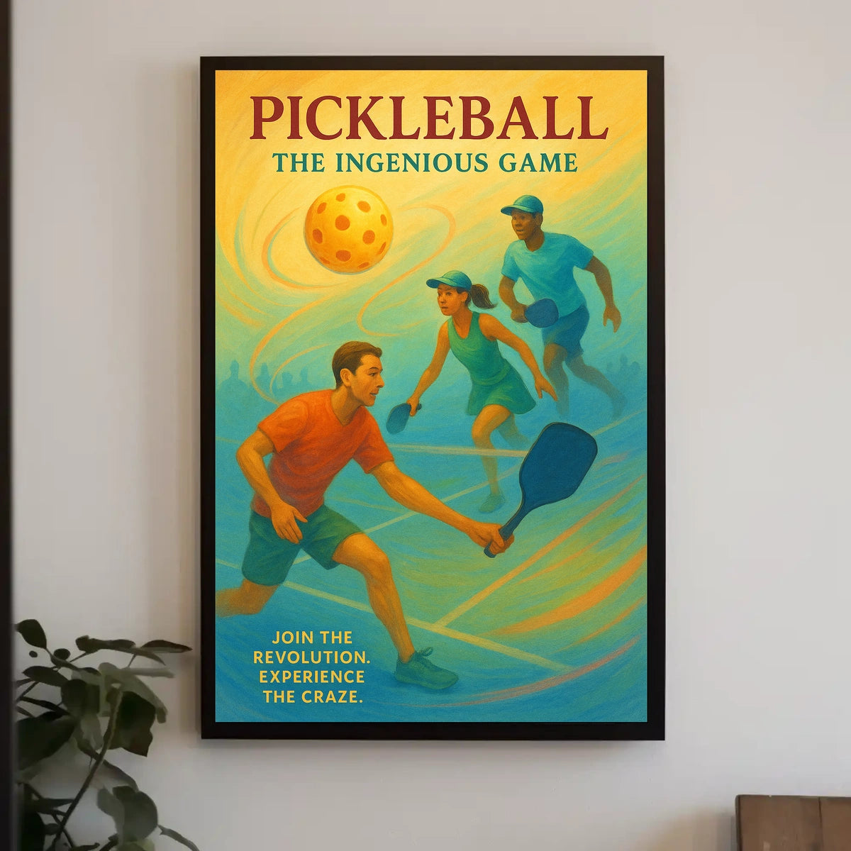 Pickleball The Ingenious Game Poster