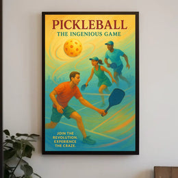 Pickleball The Ingenious Game Poster