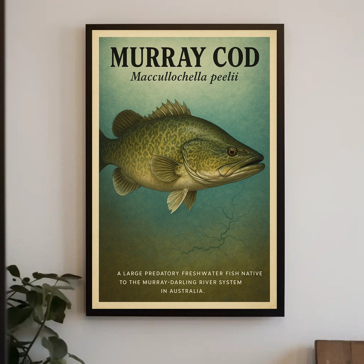 Murray Cod The Mighty Predator of Australia Poster