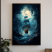 Voyage Through The Storm Poster PosterGoat