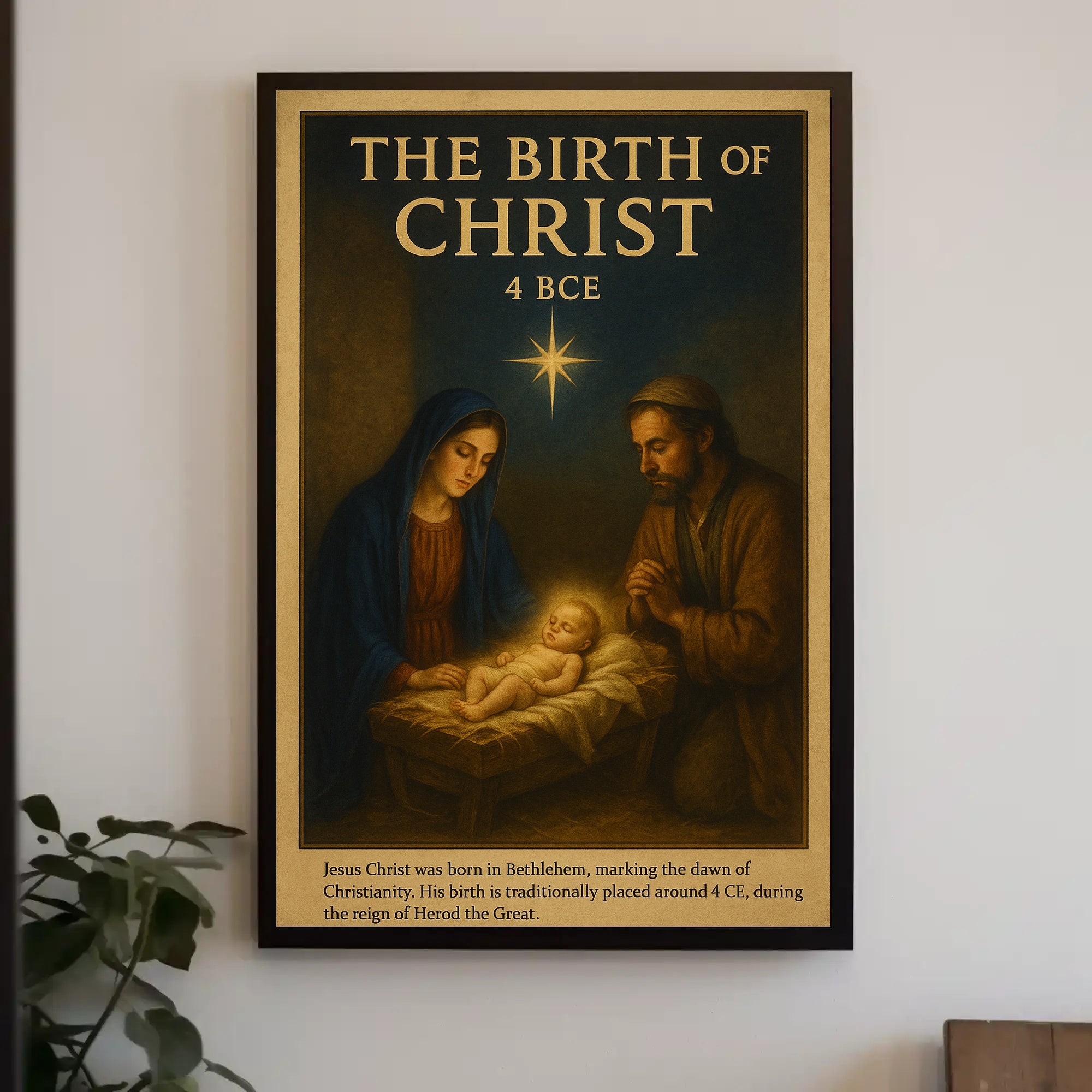 The Birth of Christ Poster PosterGoat