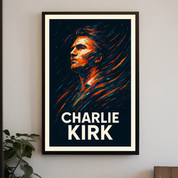 Charlie Kirk Portrait Poster