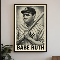 Babe Ruth Baseball Legend Poster