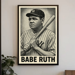 Babe Ruth Baseball Legend Poster