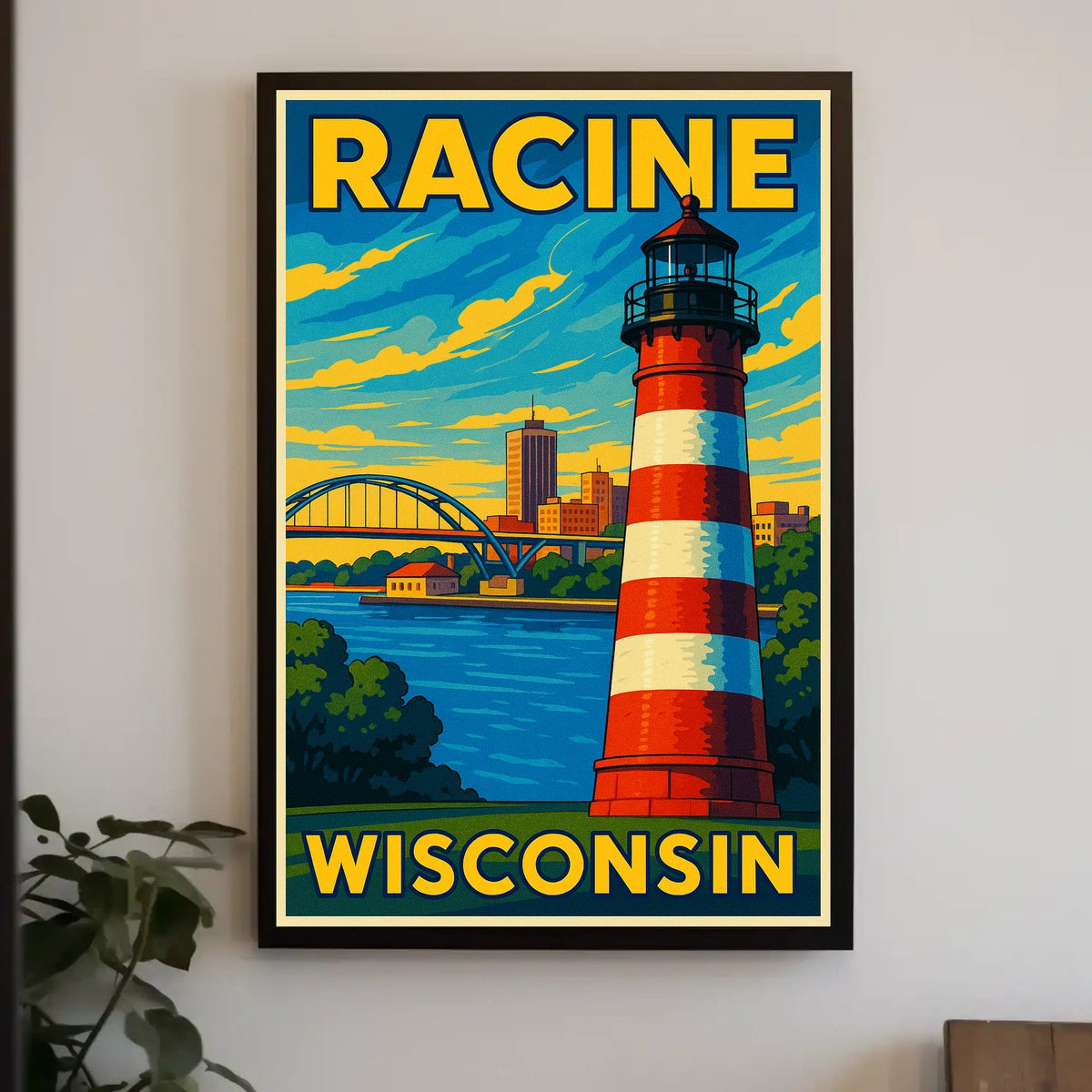 Racine, Wisconsin Poster