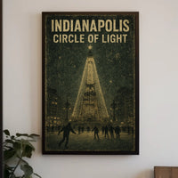 Indianapolis Circle Of Light Poster