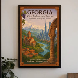 Georgia Where Tradition Meets Tomorrow Poster