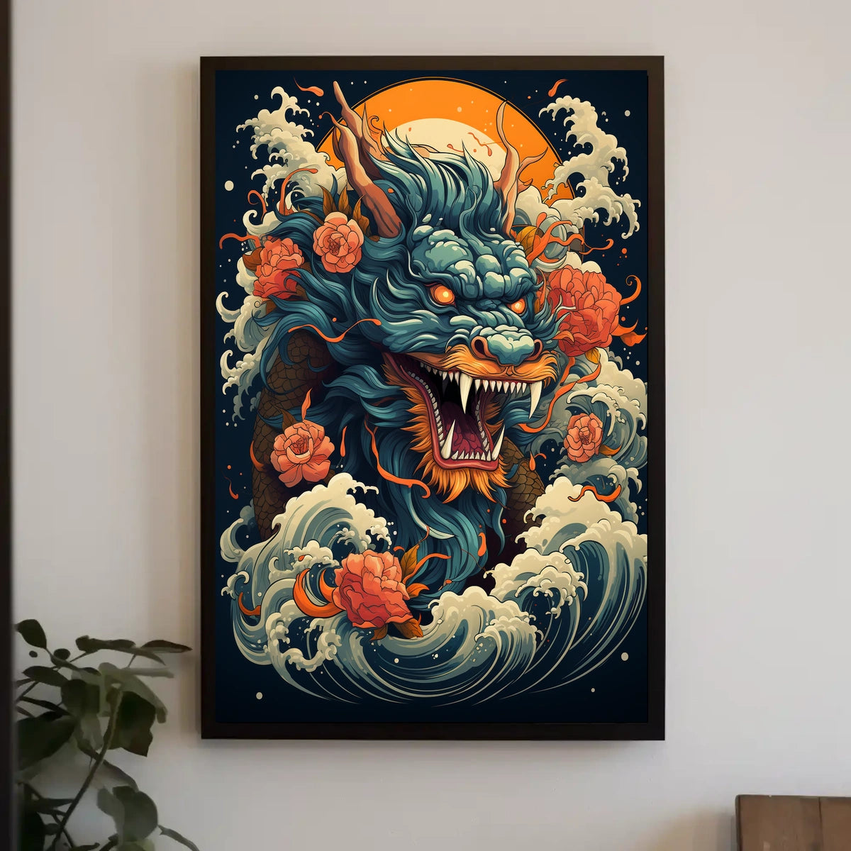 Dragon Of The Waves Poster