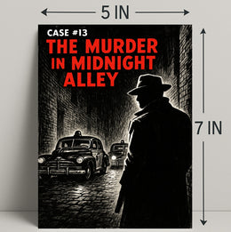 Case #13 The Murder in Midnight Alley Poster PosterGoat