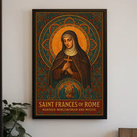 Saint Frances Of Rome Poster