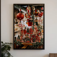 Festive Christmas Display Poster