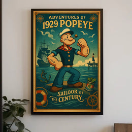 Popeye 1929 Art Poster POP-197