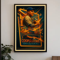 Cooperstown Where Legends Are Born Poster
