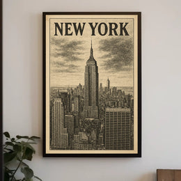New York Skyline Poster