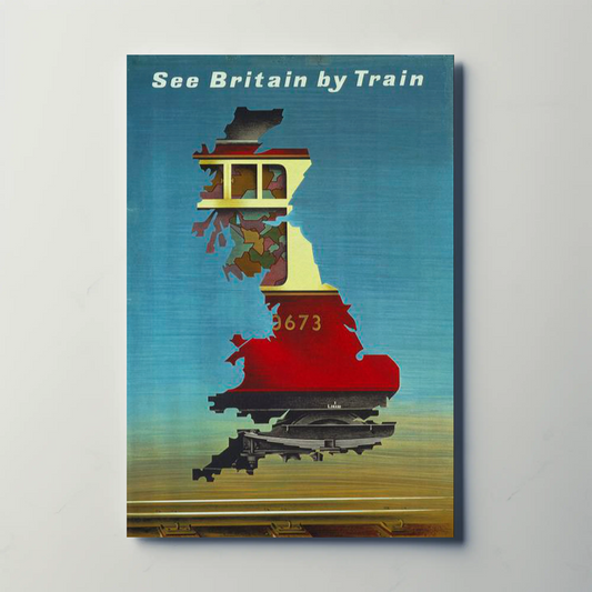 See Britain by Train - Vintage Travel Poster