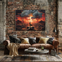 Dreamlike Surreal Landscape in Abstract or Artistic Poster