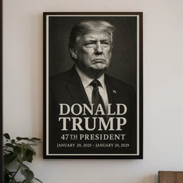Donald Trump 47th President Poster