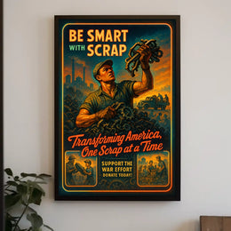 Be Smart With Scrap Poster