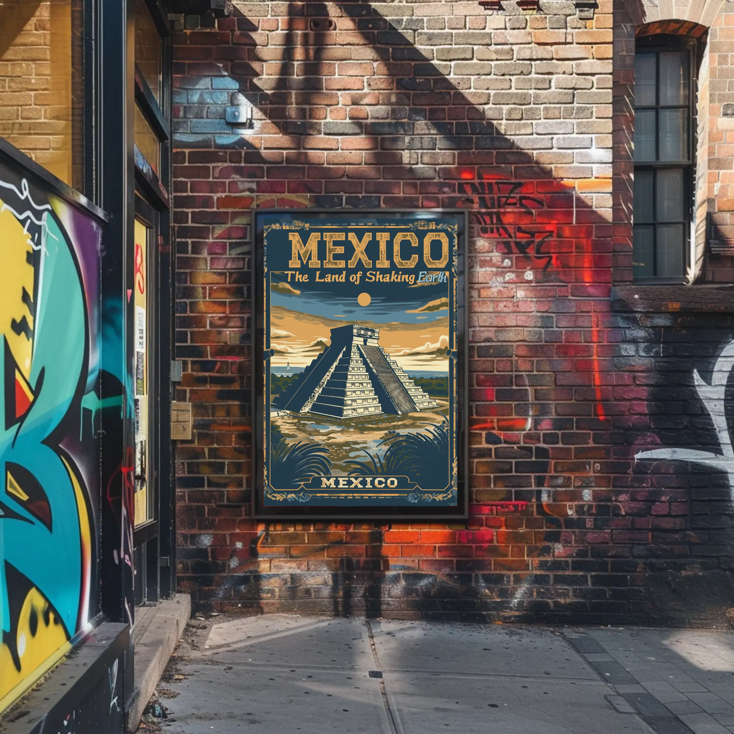 Mexico Chichen Itza Pyramid Heritage Poster Poster