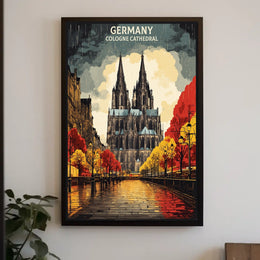 Cologne Cathedral in Germany Poster