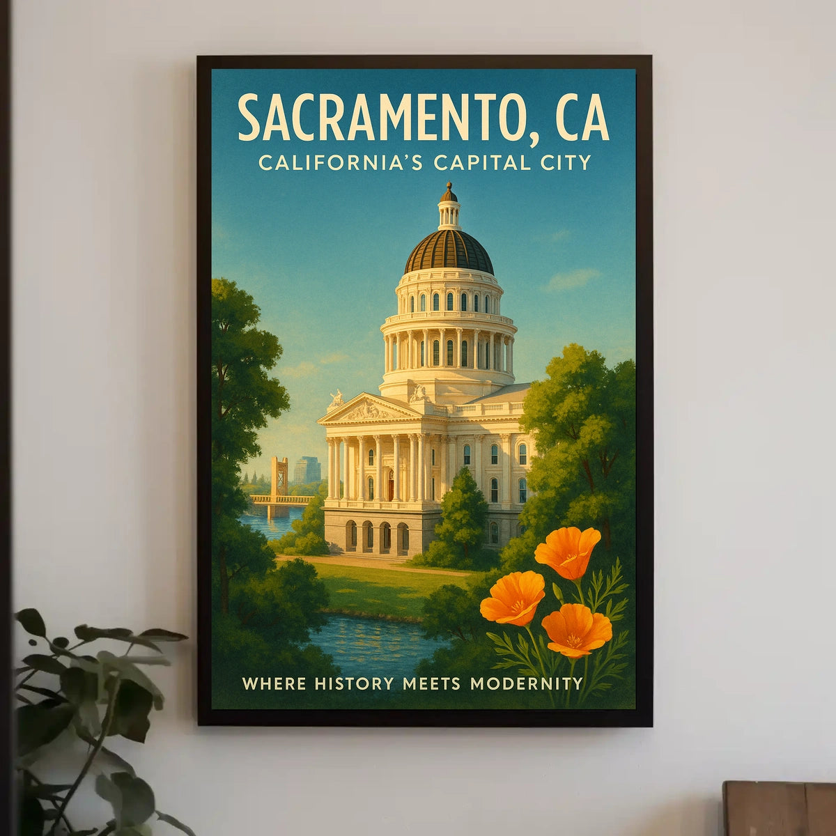 Sacramento, CA Californias Capital City Poster