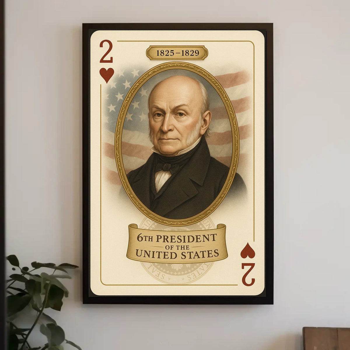 John Quincy Adams President Poster