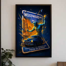 Experience the Heritage and Pulse of Detroit Poster PosterGoat