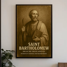 Saint Bartholomew Apostle And Patron Poster