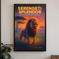 Serengeti Splendor Poster