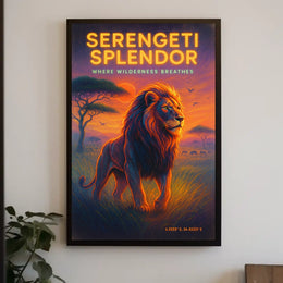 Serengeti Splendor Poster