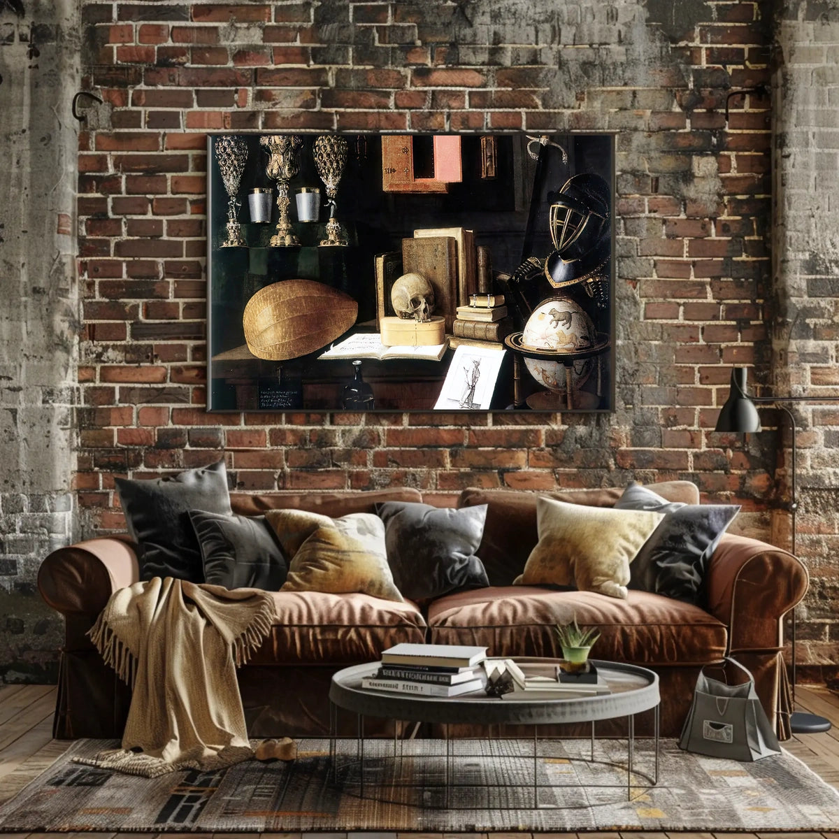 Vanitas Still Life Symbolism in Artistic Poster