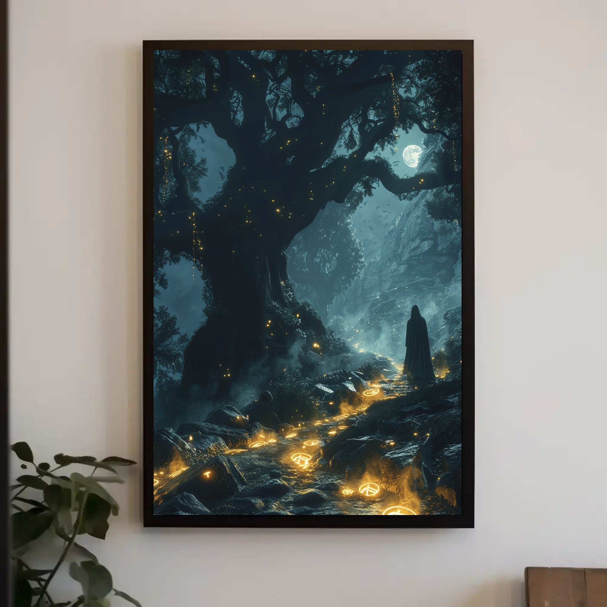 Enchanted Forest Pathway Wall Art Poster Print PosterGoat