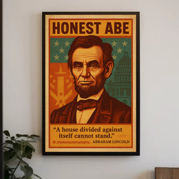 Abraham Lincoln "Honest Abe" Poster PosterGoat