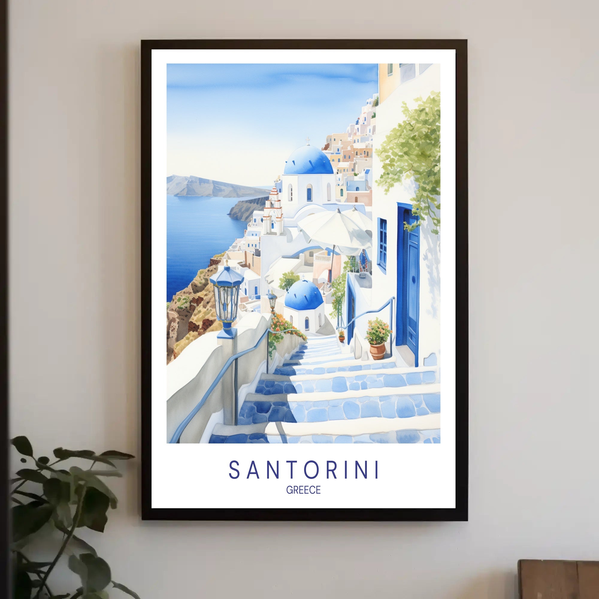 Santorini, Greece Poster PosterGoat