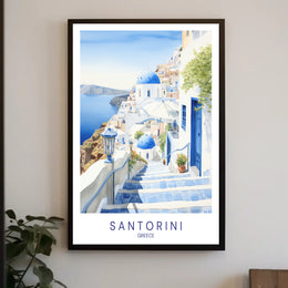 Santorini, Greece Poster PosterGoat