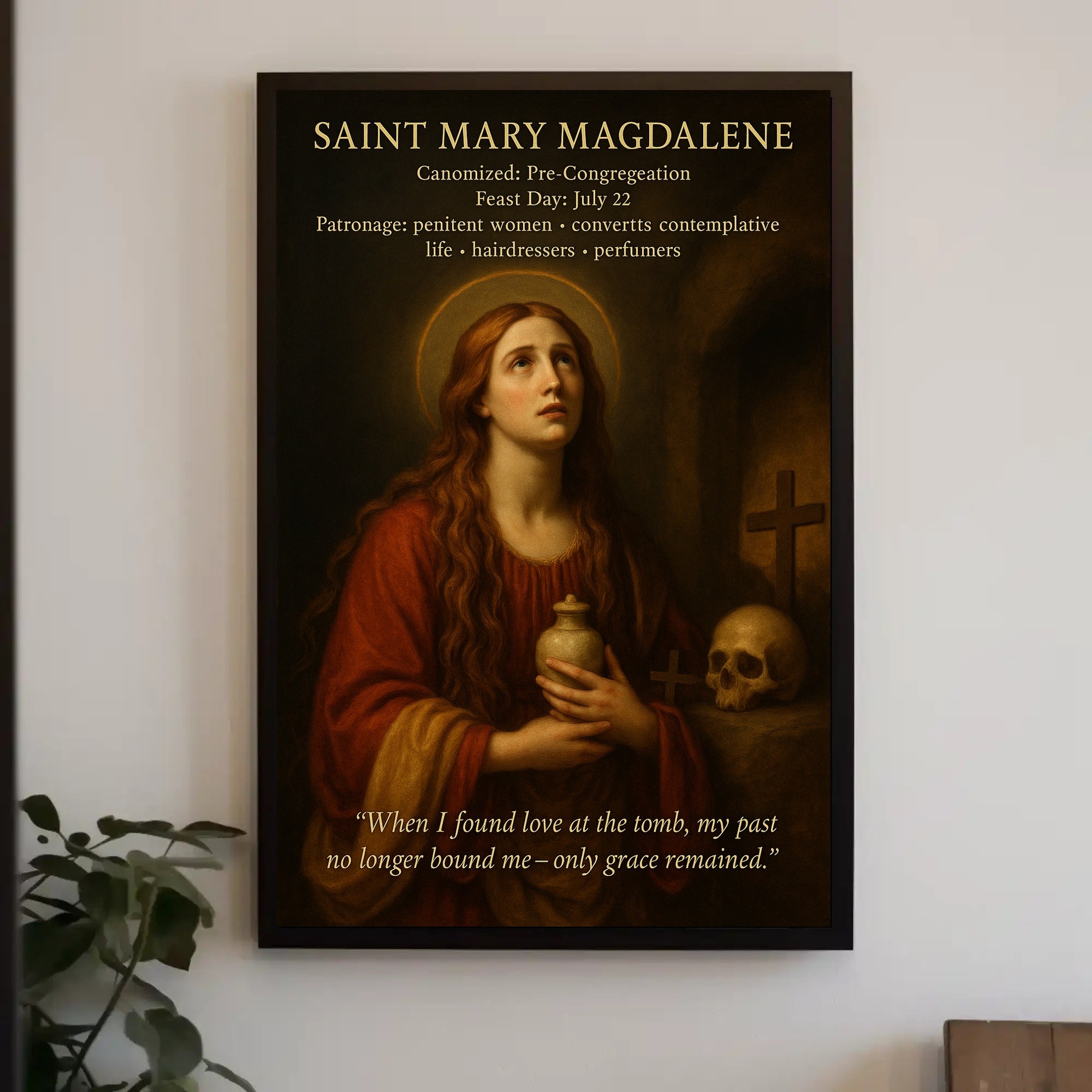 Saint Mary Magdalene Renaissance Art Cultural or Heritage Poster