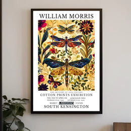William Morris Inspired Exhibition Art Nouveau Poster