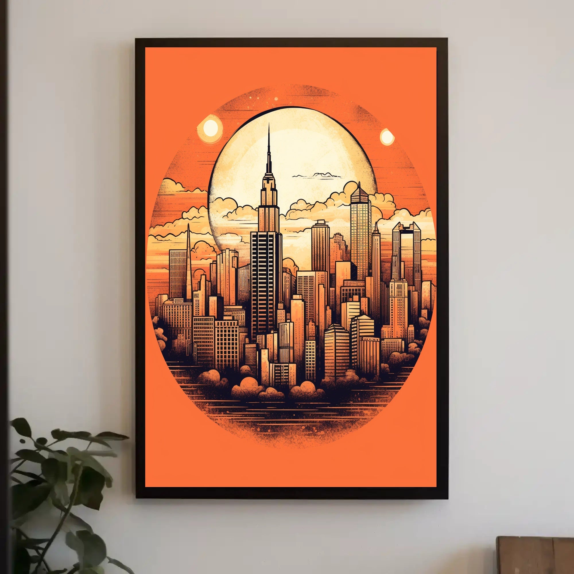 Urban Sunset Poster