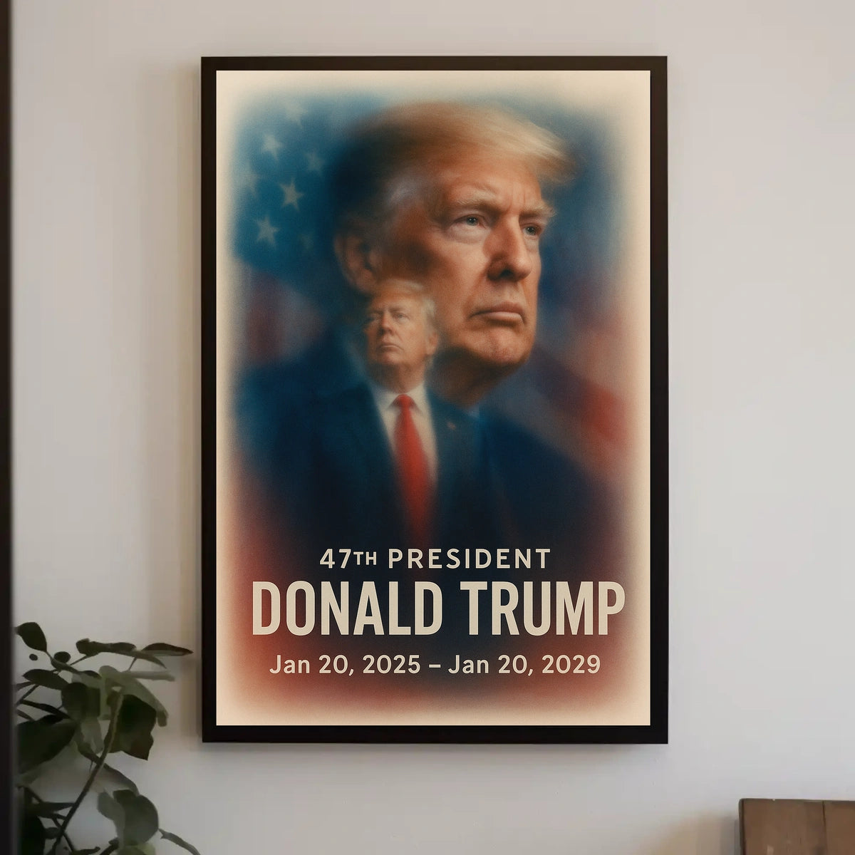 Trump Visionary Leader Pop Art Patriotic Collectors Poster
