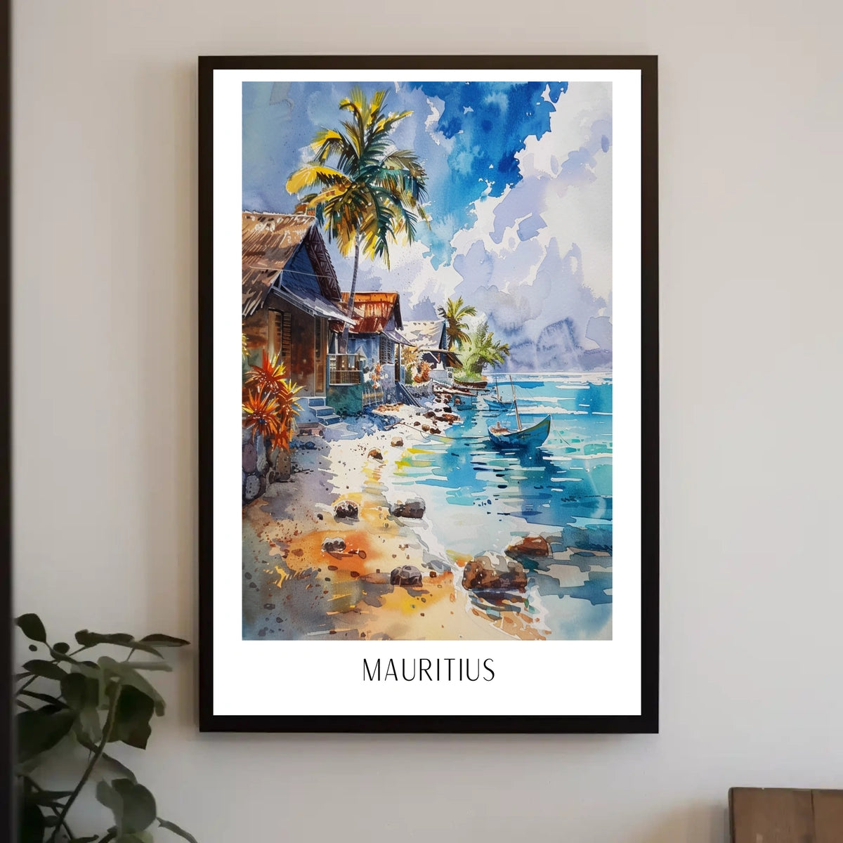 Tropical Paradise of Mauritius Poster