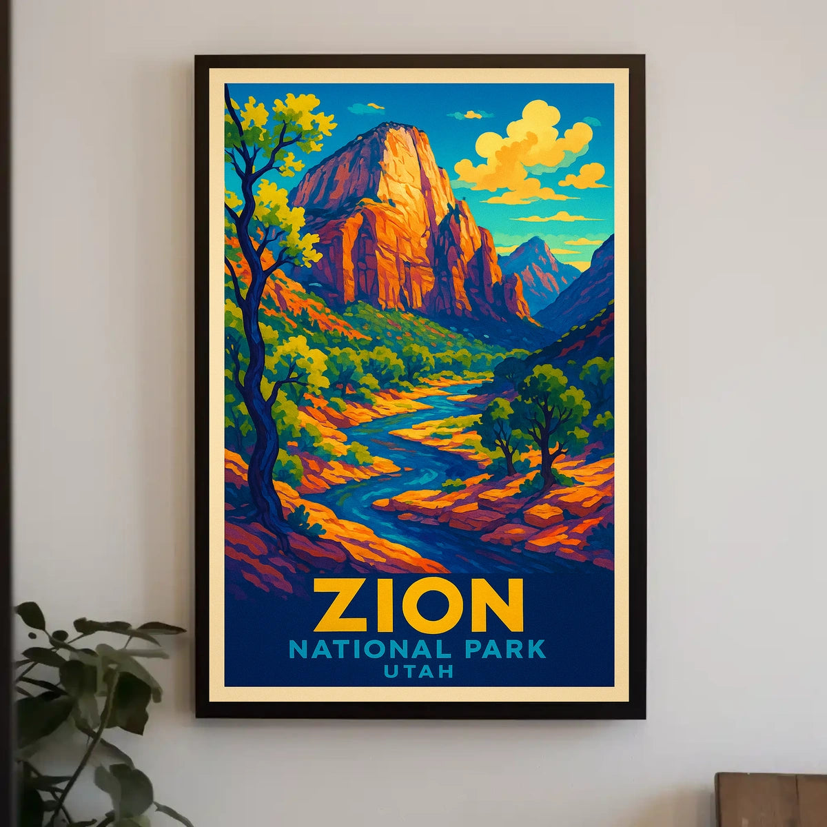 Zion National Park Utah Poster